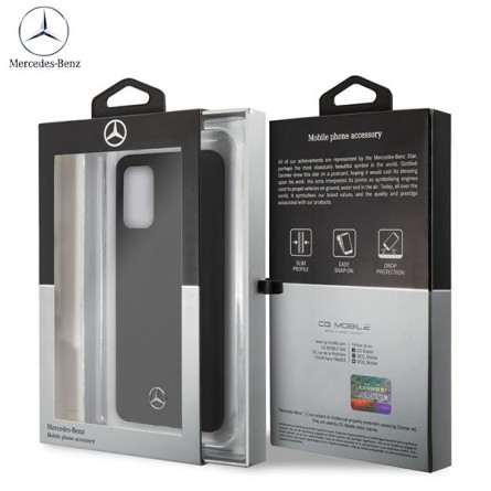 Mercedes Benz Originalna Maskica za Galaxy S20 Plus – Crna 100729