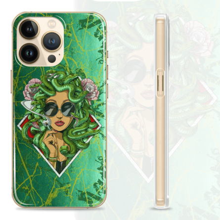 Silikonska Maskica za mobitel - Meduza zeleni marble - MBL20 239019