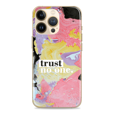 Silikonska Maskica za mobitel - "Trust no one" marble - MBL25 239050