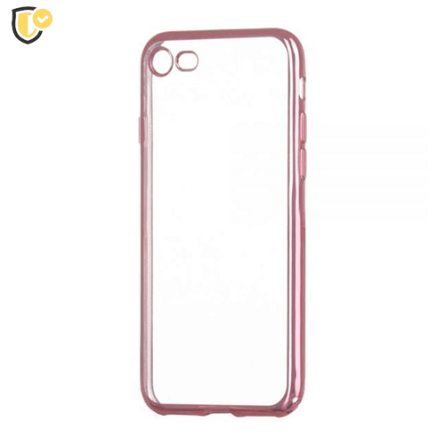 Silikonska Maskica s Metallic Rubovima za Mate 10 Lite - Rose Gold 241431