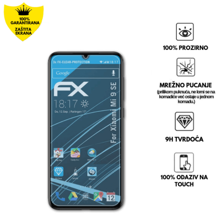 Zaštitno Staklo za ekran za MI 9 SE(2D) - Prozirno 139806