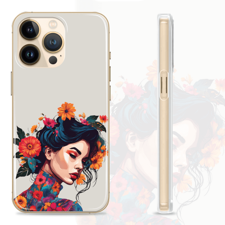 Silikonska maskica - Flower Lady - S281 234909