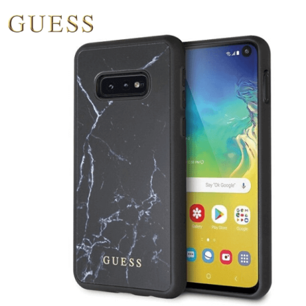 Mramorna GUESS maskica za Galaxy S10e- Crna 44215