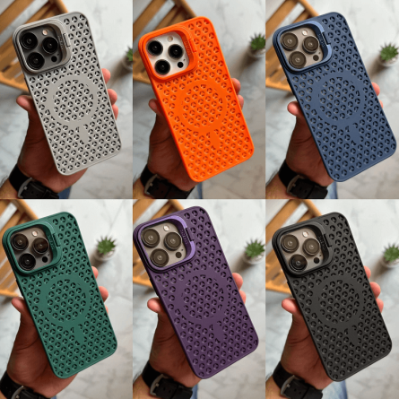 Magsafe prozračna maskica s sklopivim stalkom za iPhone 15 Pro – Više boja 251749
