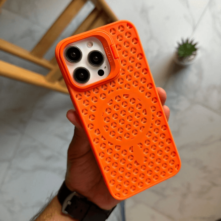 Magsafe prozračna maskica s sklopivim stalkom za iPhone 15 Pro – Više boja 251752