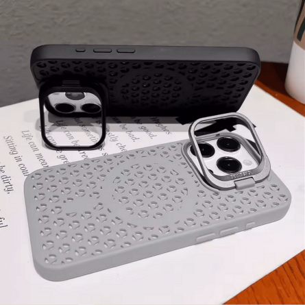 Magsafe prozračna maskica s sklopivim stalkom za iPhone 15 Pro – Više boja 251763