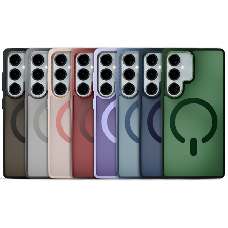 MagSafe poluprozirna maskica s obojenim rubovima za Samsung Galaxy S25 / Galaxy S24 - Više boja 255258