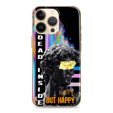 Silikonska Maskica za mobitel - "Dead inside, but happy" - NOR30 239249