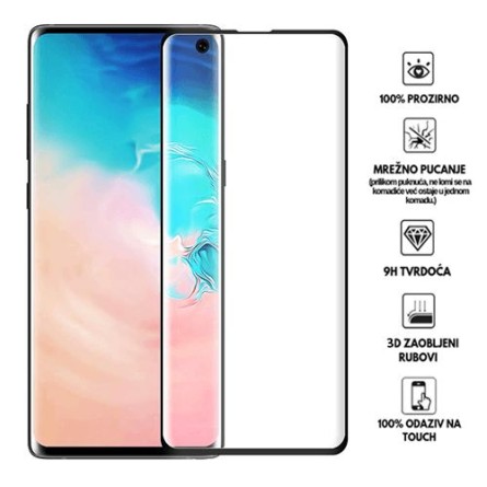 Zaštitno Staklo za ekran za Samsung Galaxy Note 20 - (Prozirno sa crnim rubovima) 126524
