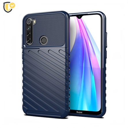 Thunder Rugged Silikonska Maskica za Redmi Note 8T - Plava 108226