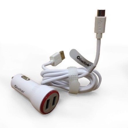 “Oba” Autopunjač sa microUSB kabelom – 3.2A 220122
