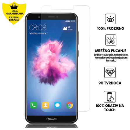 Zaštitno Staklo za ekran za Huawei P Smart (2D) - Prozirno 139908