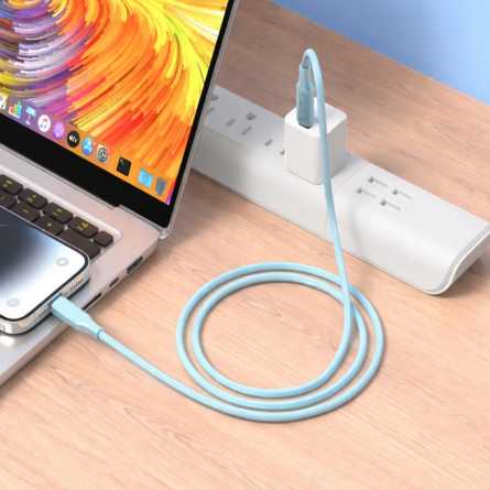 XO Type-C na Type-C data kabel - 60W - 100cm - plavi 264750