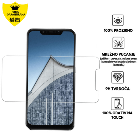 Zaštitno Staklo za ekran za Pocophone F1 (2D) - Prozirno 139828