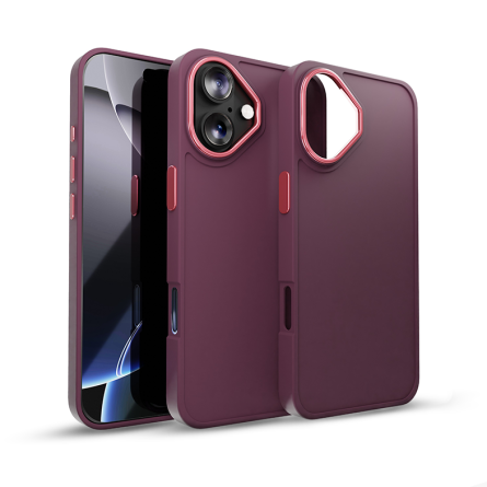Frame Premium maskica za iPhone 16 - Bordo 250178