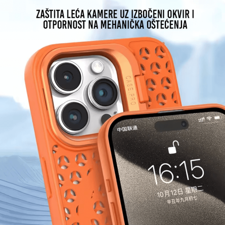 Magsafe prozračna maskica s sklopivim stalkom za iPhone 15 Pro – Više boja 251772