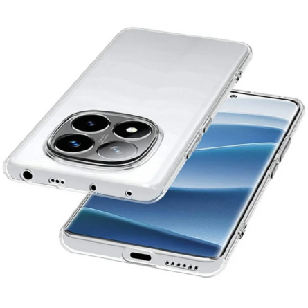Ultra tanka Prozirna Silikonska maskica za Redmi Note 14 Pro (4G) 250189