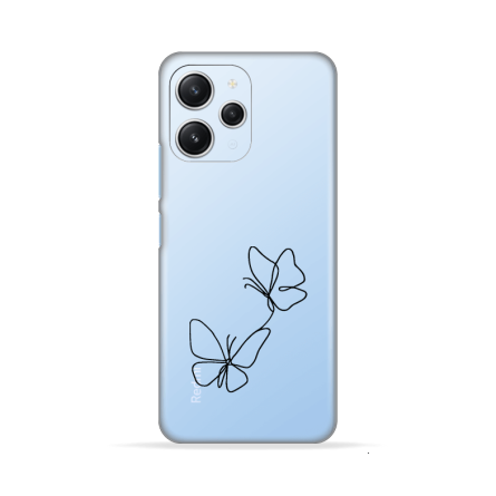Silikonska Maskica za Redmi 12 4G / Redmi 12 5G - Leptiri - LA-26 233573
