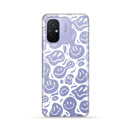Silikonska Maskica za Redmi 12C / Redmi 11A / Poco C55 - White Smiley 233415