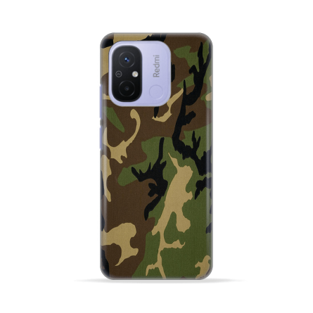 Silikonska Maskica za Redmi 12C / Redmi 11A / Poco C55 - Camouflage 233493