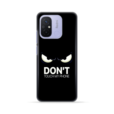 Silikonska Maskica za Redmi 12C / Redmi 11A / Poco C55 - Don't Touch My Phone 233389