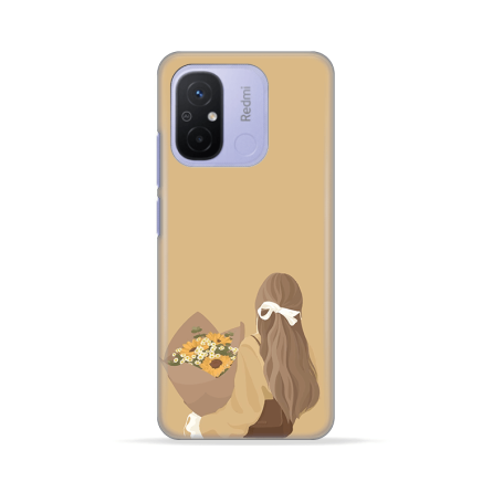 Silikonska Maskica za Redmi 12C / Redmi 11A / Poco C55 - Flower bouquet 233475