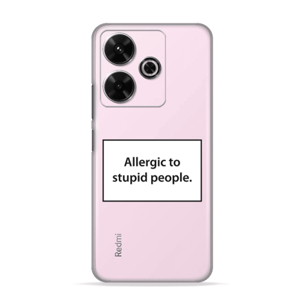 Silikonska Maskica za Redmi 13 (4G) - Allergic to Stupid People 239330