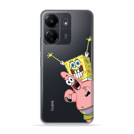 Silikonska Maskica za Xiaomi Redmi 13C - Spognebob & Patrick 231657