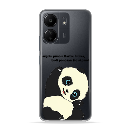 Silikonska Maskica za Xiaomi Redmi 13C - Panda 246212