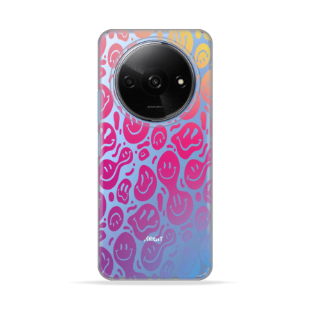 Silikonska Maskica za Redmi A3 - Colorful Smiley 233104