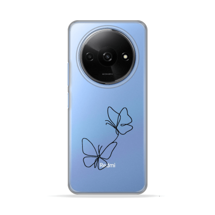 Silikonska Maskica za Redmi A3 - Leptiri 233100