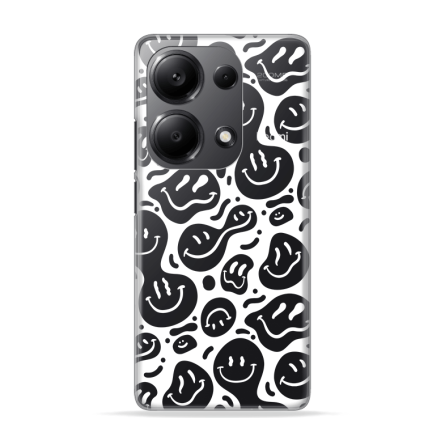 Silikonska Maskica za Redmi Note 13 Pro (4G) - White Smiley 230353