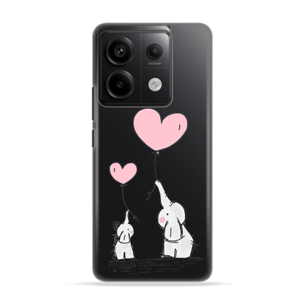 Silikonska Maskica za Redmi Note 13 Pro (5G) - Elephant Heart 230276