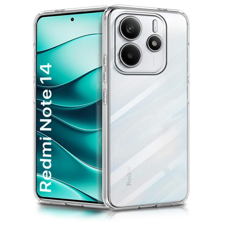 Ultra tanka Prozirna Silikonska maskica za Redmi Note 14 (5G) 255715