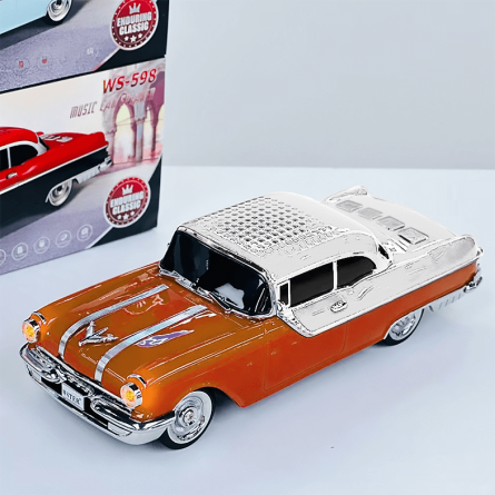 Retro Autić bluetooth zvučnik - Narančasti 256992