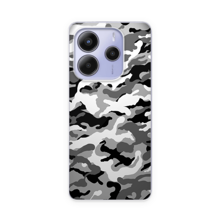 Silikonska Maskica za Redmi Note 14 (5G) - Camouflage - siva 248024
