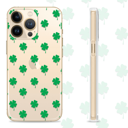 Silikonska maskica za mobitel - "Four-Leaf Clovers" - S1015 237558