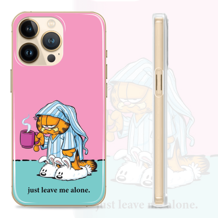 Silikonska maskica za mobitel - "Just leave me alone" - S1021 237552