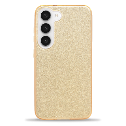 3u1 Glitter Maskica za Samsung Galaxy S23 - zlatna 228214