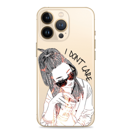 Silikonska maskica za mobitel - "I Don’t Care" - S247 237813