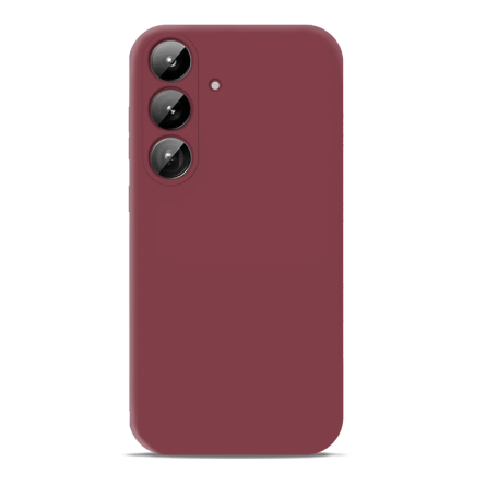 Mekana Silikonska Maskica za Samsung Galaxy S24 Plus - Bordo 226719
