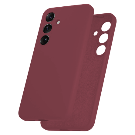 Mekana Silikonska Maskica za Samsung Galaxy S24 Plus - Bordo 226720