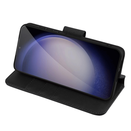 Preklopna maskica za Galaxy S24 - Crna 226794