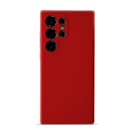 Mekana Silikonska Maskica za Samsung Galaxy S24 Ultra - Crvena 226398