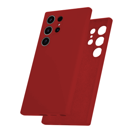Mekana Silikonska Maskica za Samsung Galaxy S24 Ultra - Crvena 226399
