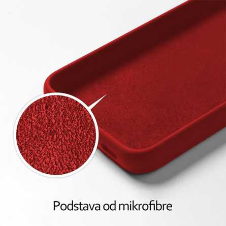 Mekana Silikonska Maskica za Samsung Galaxy S24 Ultra - Crvena 226400