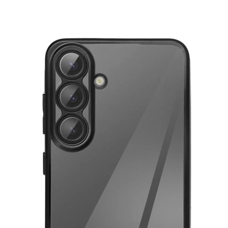 Kromirana prozirna maskica za Samsung Galaxy A36 - Crna 245788