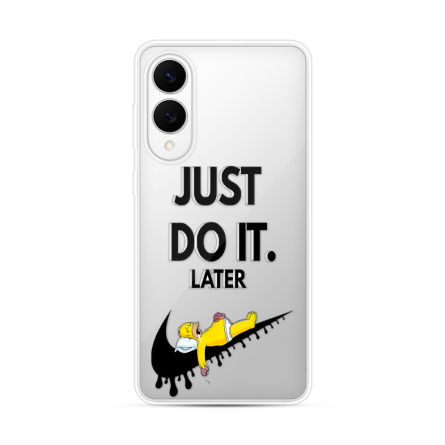 Silikonska Maskica za Galaxy S25 Edge - Just Do It (Later) 252914