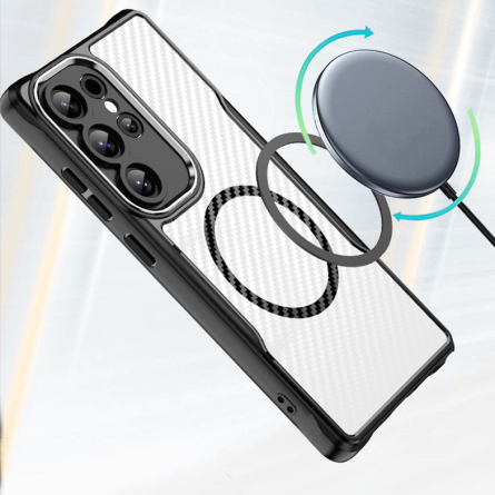 MagSafe Carbon Defender silikonska maskica za Samsung Galaxy S25 Ultra 263358