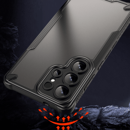 Defender Matt maskica za Samsung Galaxy S25 Ultra - Crna 250137